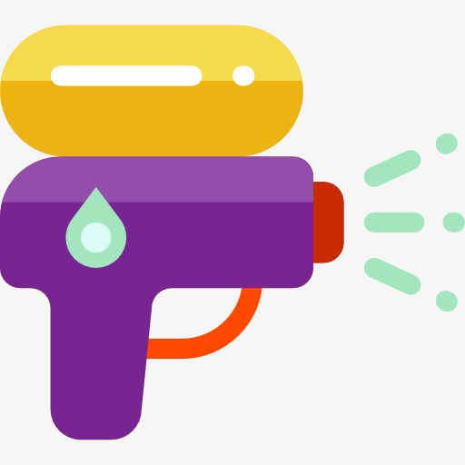 512x512 Purple Water Gun, Water Gun, Cartoon, Toy Png Image And Clipart