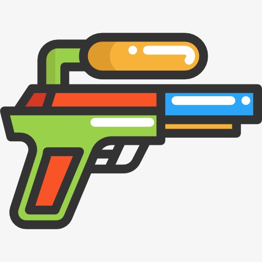 512x512 A Toy Gun, Water Gun, Toy, Cartoon Png Image And Clipart For Free