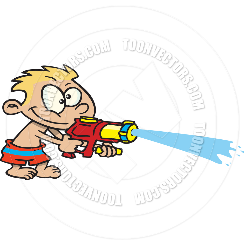 940x940 Water Gun Shooting Clipart