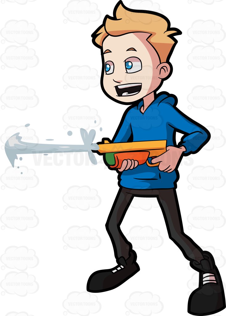 733x1024 Water Gun Clipart Vector Toons