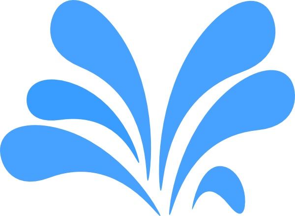 600x439 Water Splash Clipart