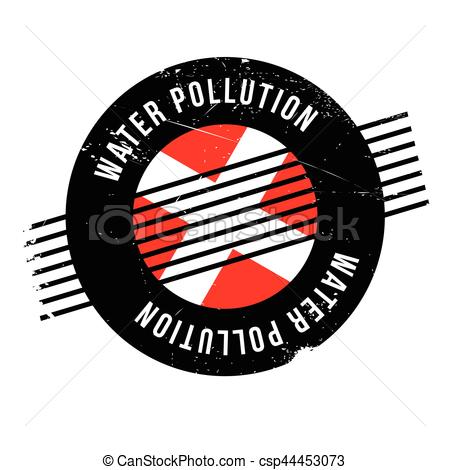450x470 Water Pollution Rubber Stamp. Grunge Design With Dust Vectors
