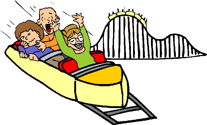 672x406 Rollercoaster Clip Art Entertainment