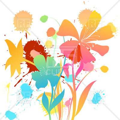 400x400 Floral Background