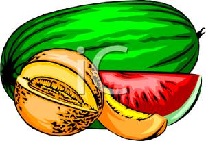 300x206 Watermelon Clip Art