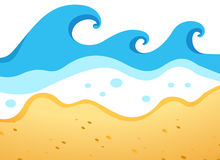 220x160 Beach Waves Clipart