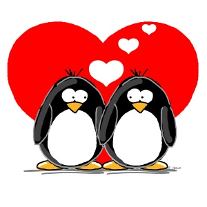 300x300 Penguin Clipart I Love You 3778282