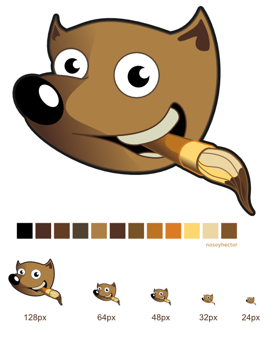 555x692 Clip Art Wilber Gimp Weasel Squiggly Svg