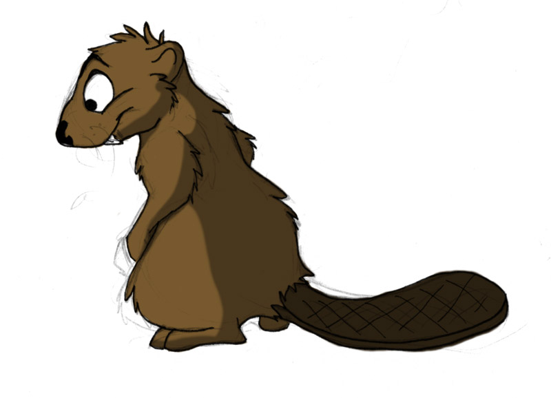 800x578 Beaver Clipart Chibi