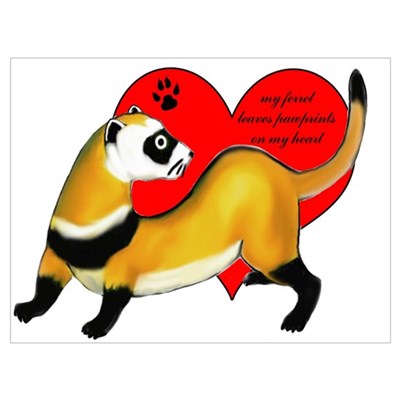 400x400 Ferret Clipart Heart