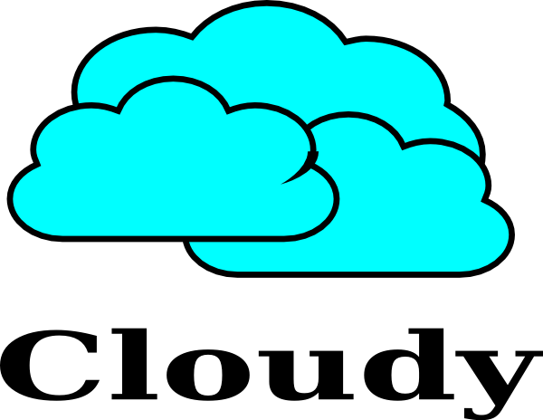 600x464 Cloudy Clipart