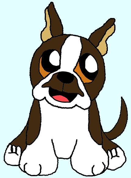 430x584 Webkinz Brown Boston Terrier Drawing By Lpscat123