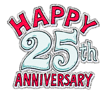 350x319 25th Wedding Anniversary Clipart Free