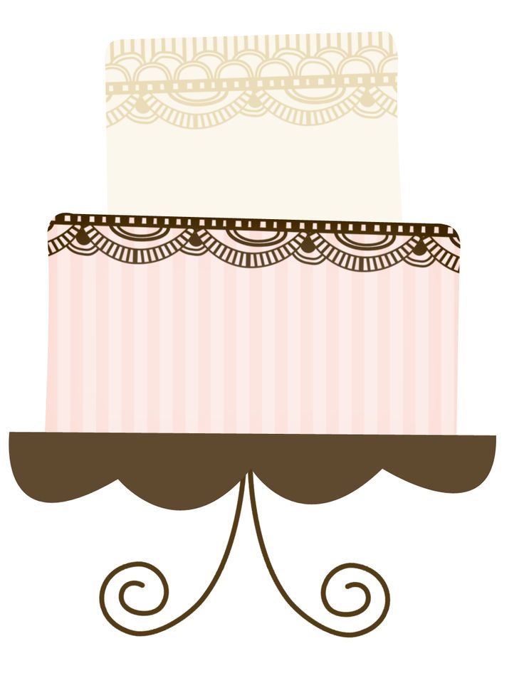 736x953 Image Of Wedding Cake Clipart