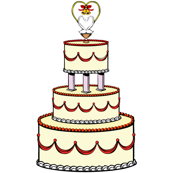 600x600 4 Wedding Cake Clip Art. Clipart Panda