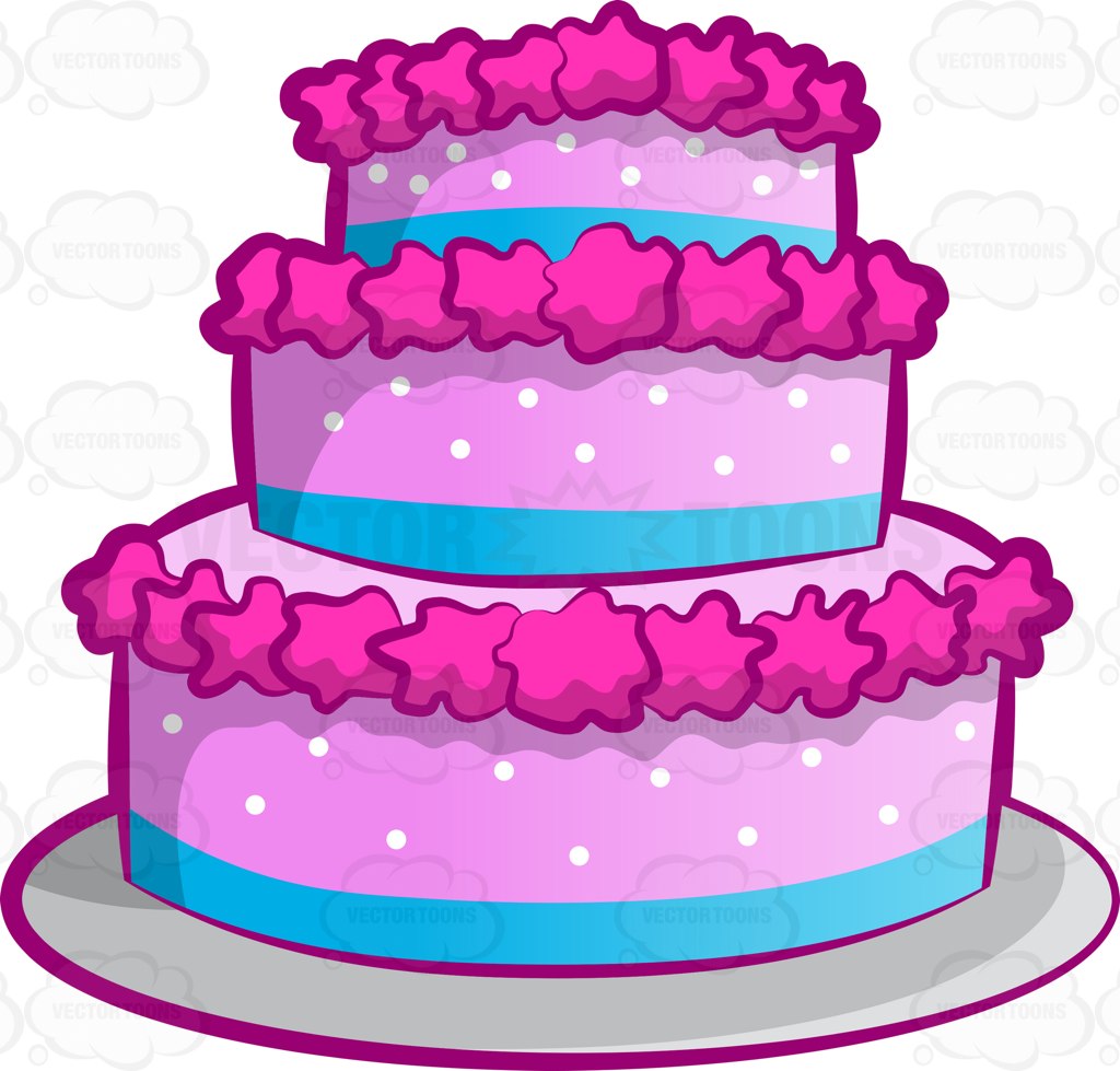 1024x979 Wedding Cake Clipart Vector Toons