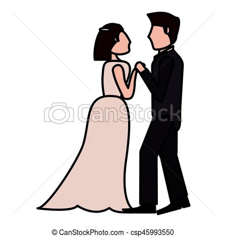 450x470 Couple Wedding Love Image Vector Iillustration Eps 10 Clipart