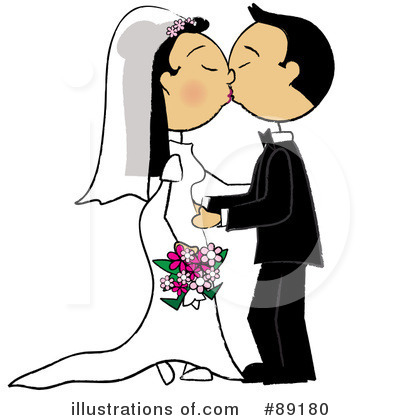 400x420 Wedding Couple Clipart