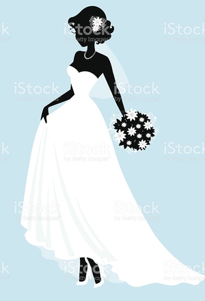 300x440 Wedding Dress Silhouette Free Clipart Free Clip Art Images
