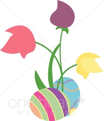 335x388 Easter Flowers Clip Art