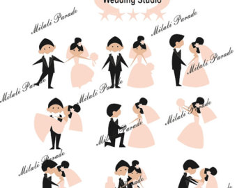 340x270 Romantic Lovers Wedding Collections Digital Clip Art Buy 2