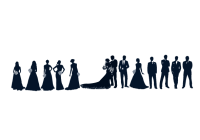 200x140 Bridesmaid Clipart Wedding Party Silhouette Clip Art Silhouette