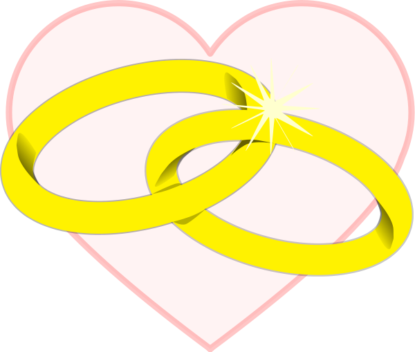 600x509 Linked Wedding Rings Clipart Clipart Panda