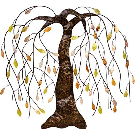 450x450 Weeping Willow Tree Metal Wall Art, Large Amazon.co.uk Kitchen
