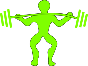 297x222 Weightlifting Clip Art