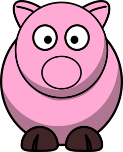 243x300 Weird Pig Clip Art