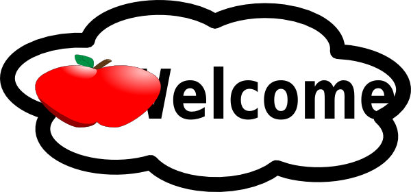 600x280 Welcome Classroom Sign Clip Art