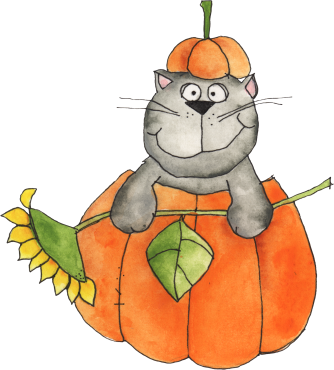 668x740 Welcome Autumn Autumn, Cat Clipart And Clip Art