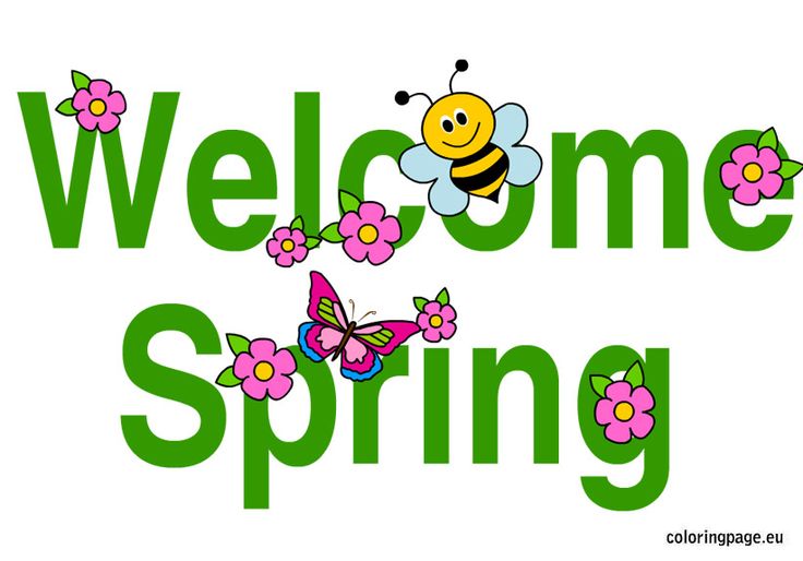 Welcome Spring Clipart at GetDrawings | Free download