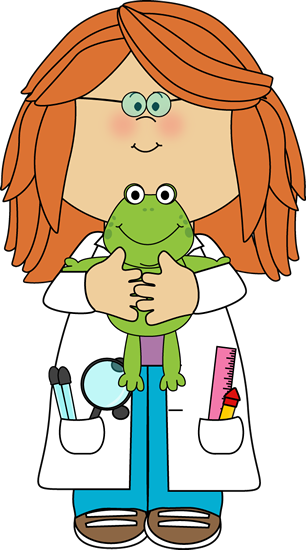 306x550 Girl Scientist With Frog