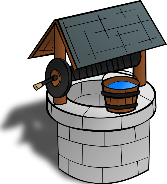 546x601 Wishing Well Clip Art Free Vector 4vector