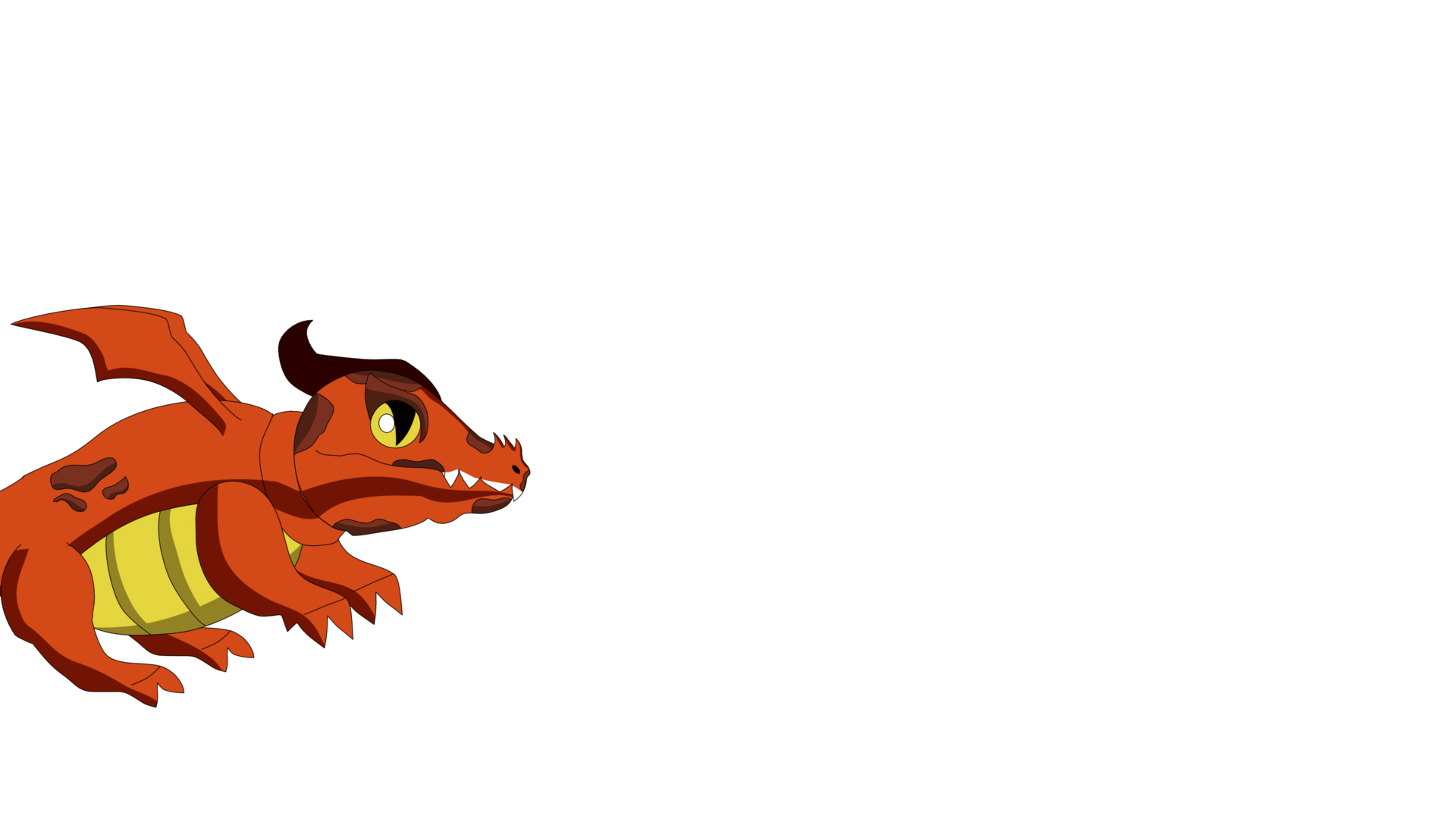 1920x1080 Little Dragon Clipart Animated