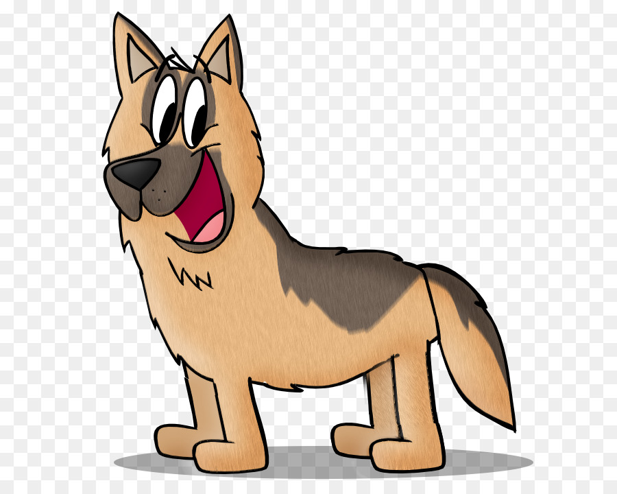 900x720 German Shepherd Puppy Cartoon Drawing Clip Art