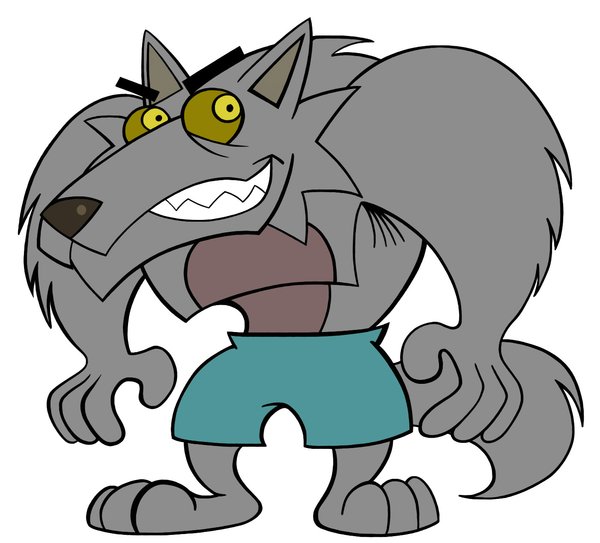 600x543 Werewolf Clipart Funny Cartoon 4051864