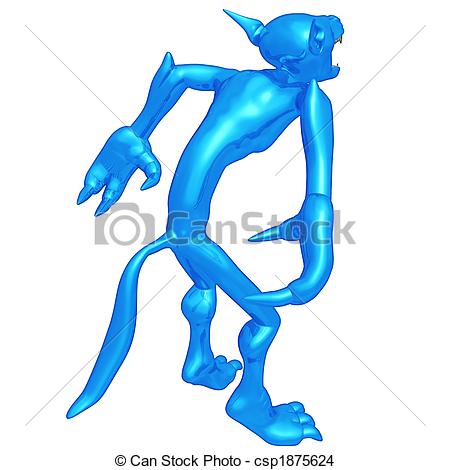 450x470 Werewolf. 3d Concept And Presentation Figure Drawing