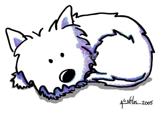 650x462 Kim Niles Drawingsillustrations Westies