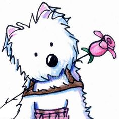 236x236 Westie Drawings Free Westie Terrier Drawings Showing By Kim