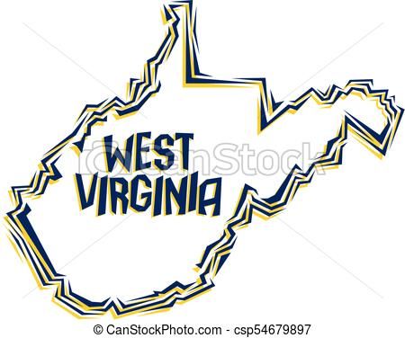 450x376 West Virginia Vector