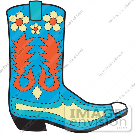 450x450 Procgamusti Cowboy Boots Cartoon