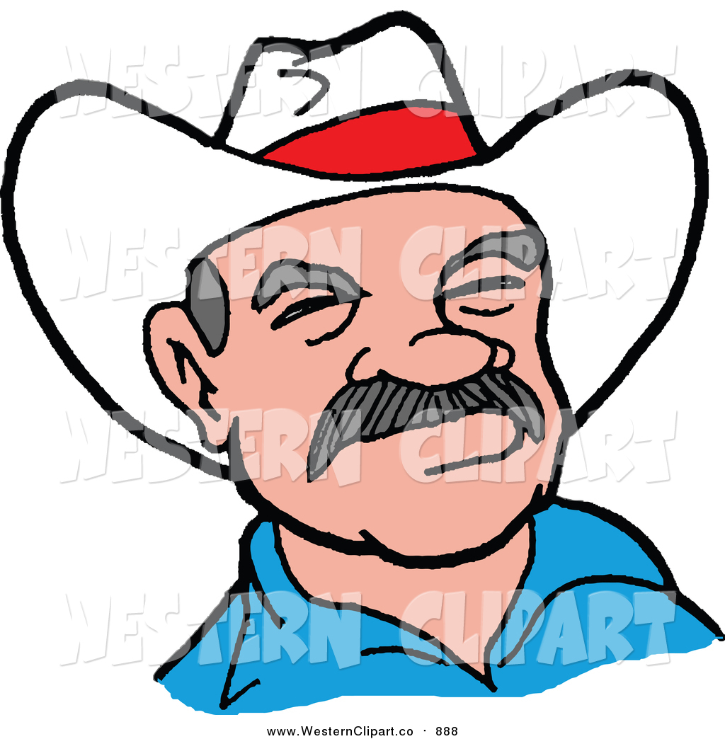 1024x1044 Vector Clip Art Of A Cartoon Western Cowboy With An Intimidating