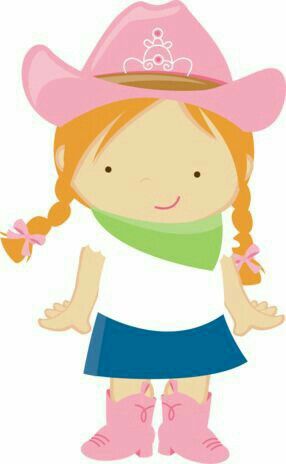286x464 Pink Vaquerita Wild West Party And Clip Art