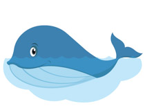 210x153 Free Whale Clipart