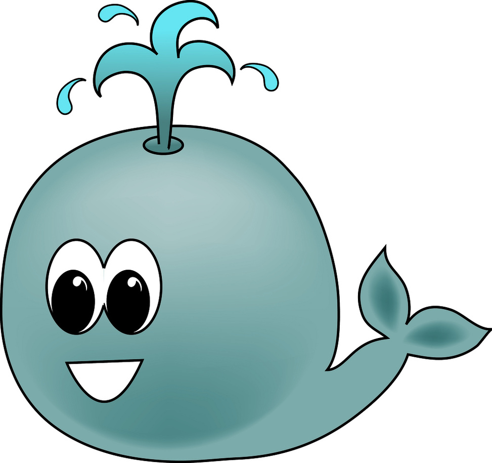 973x915 Collection Of Cartoon Whale Clipart High Quality, Free