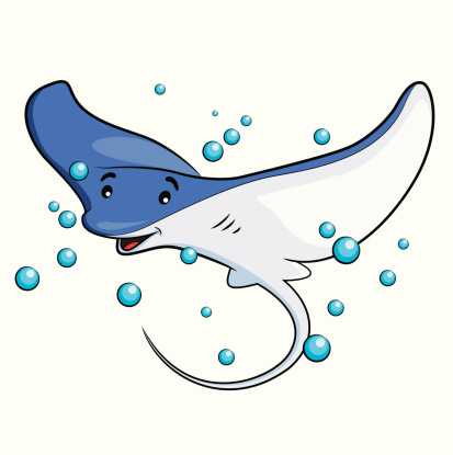 413x415 Stingray Clip Art Clipartlook