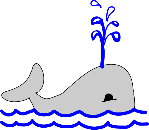 500x437 Clipart Whales