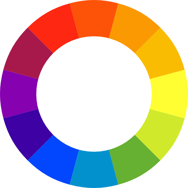 600x600 Color Clipart Color Wheel